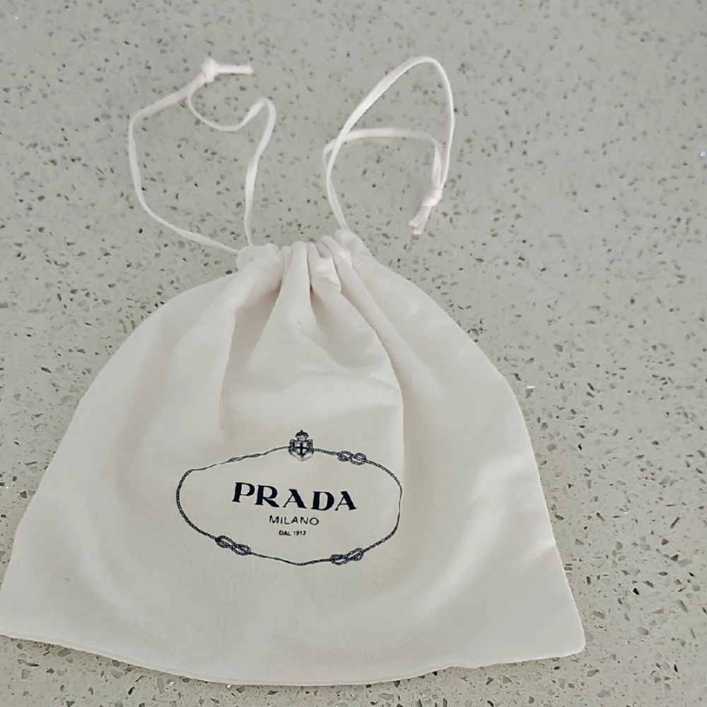 Prada 7"x7" Drawstring Bag